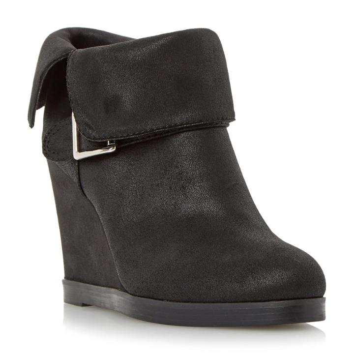 Head Over Heels By Dune Pindar Fold Down Wedge Heel Ankle Boot