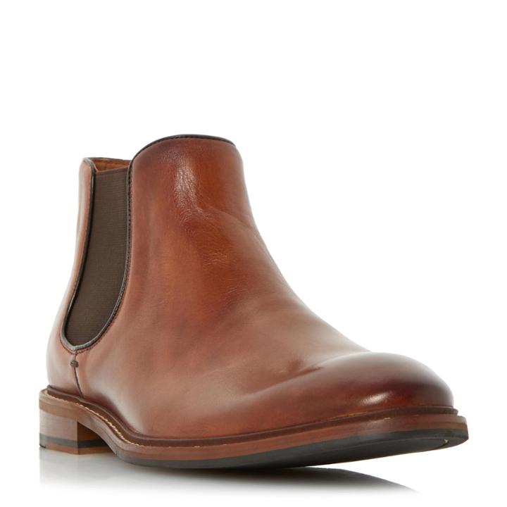 Dune London Mencia Natural Sole Leather Chelsea Boot