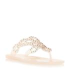 Dune London Lexanna Diamante Embellished Toe Post Flat Sandal