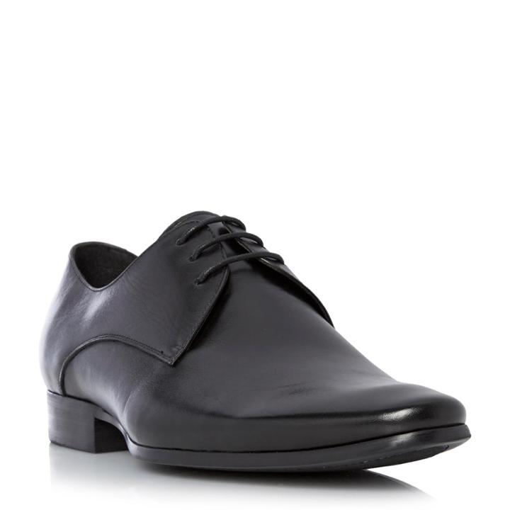 Dune London Rick Plain Toe Leather Derby Shoe
