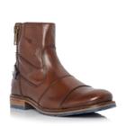 Dune London Cackle Double Toecap Side Zip Leather Boot