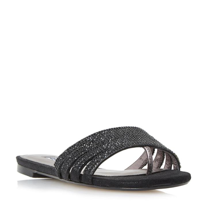 Dune London Nikeeta Diamante Trim Slider Sandal