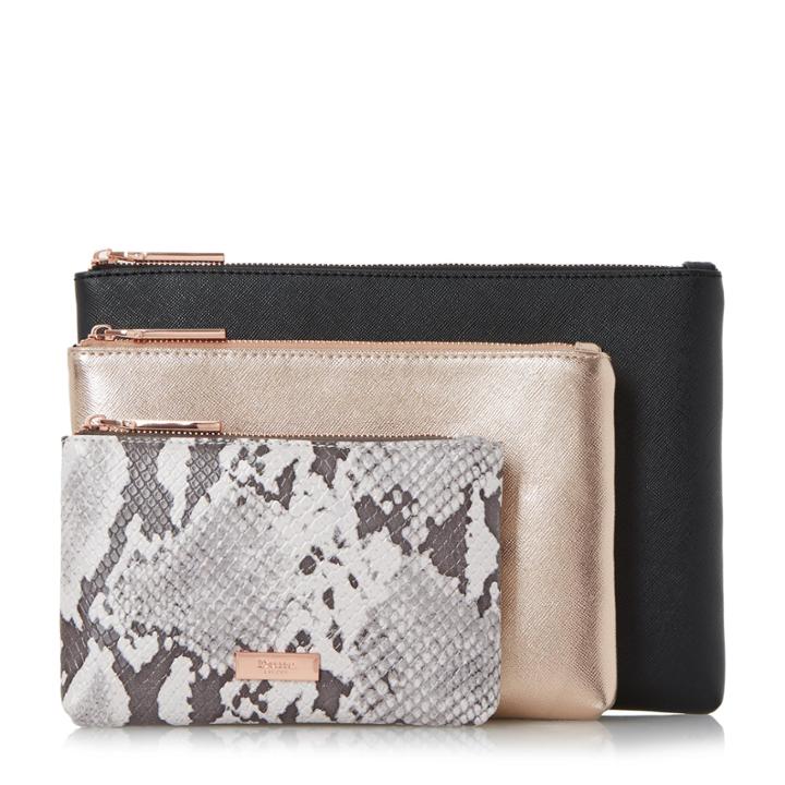 Dune London Samia Trio Makeup Bag Set