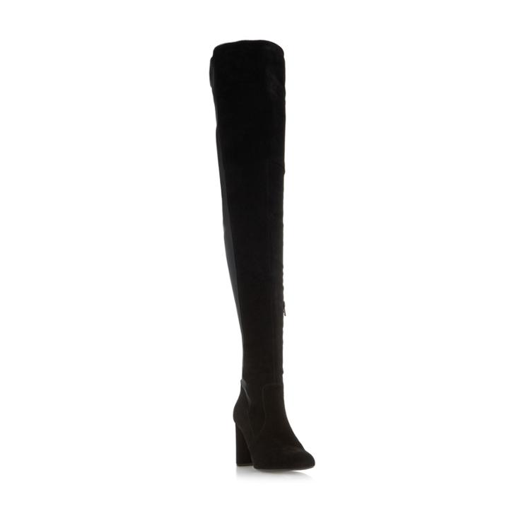 Dune London Stella Lace Up Back Over The Knee Boot