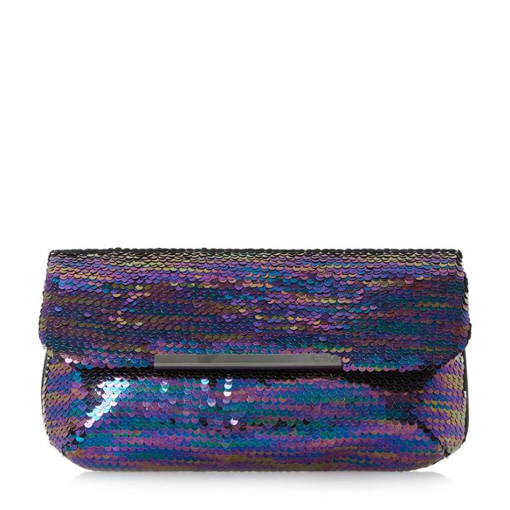 Dune London Elerina Sequin Flap Over Clutch Bag