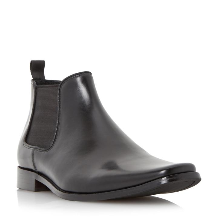 Dune London Arkwrights Square Toe Leather Chelsea Boot