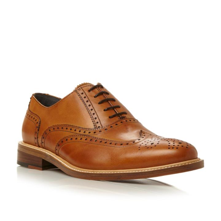 Dune Black Sunbeam Classic Calf Leather Brogue