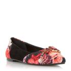Head Over Heels By Dune Hermees Floral Printed Ballerina Shoe