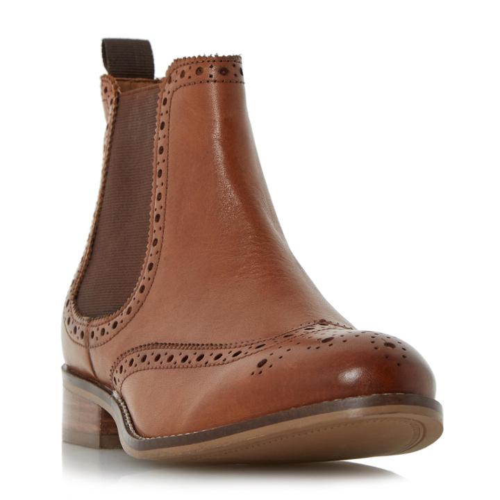 Dune London W Quenton Wide Fit Brogue Chelsea Boot