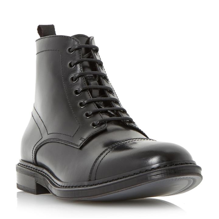 Dune London Connelly Plain Toecap Leather Boot