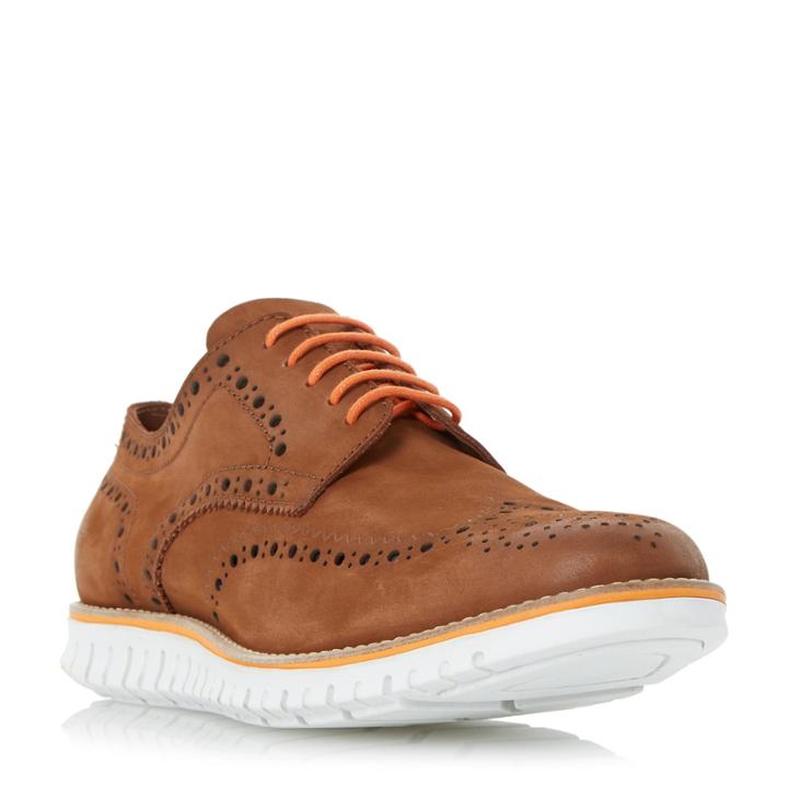 Dune London Baloo White Sole Lace Up Brogue