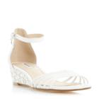 Dune London Kayleen Strappy Laser Cut Wedge Sandal