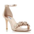 Dune London Magnolea Flower Trim Mid Heel Sandal
