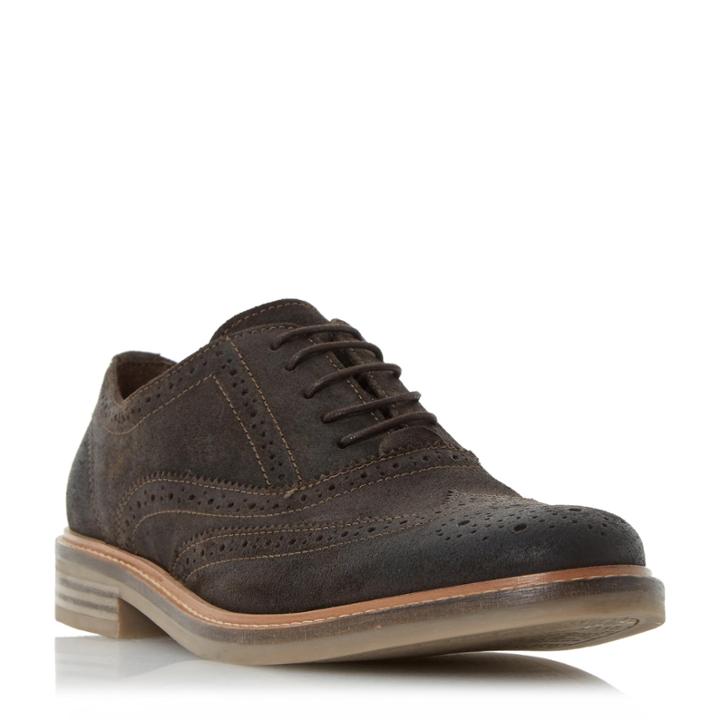 Dune London Brindle Burnished Detail Brogue Shoe
