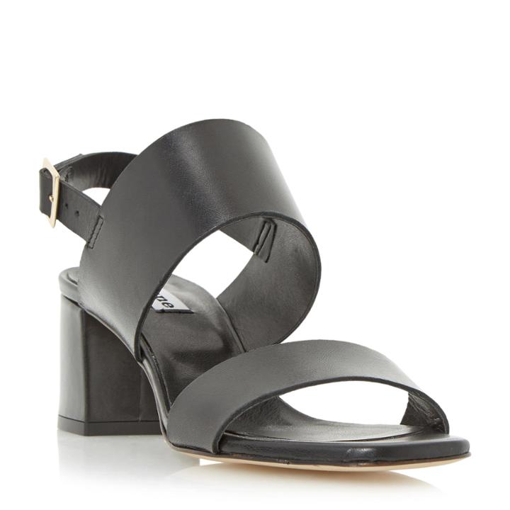 Dune London Jester Flared Block Heel Sandal