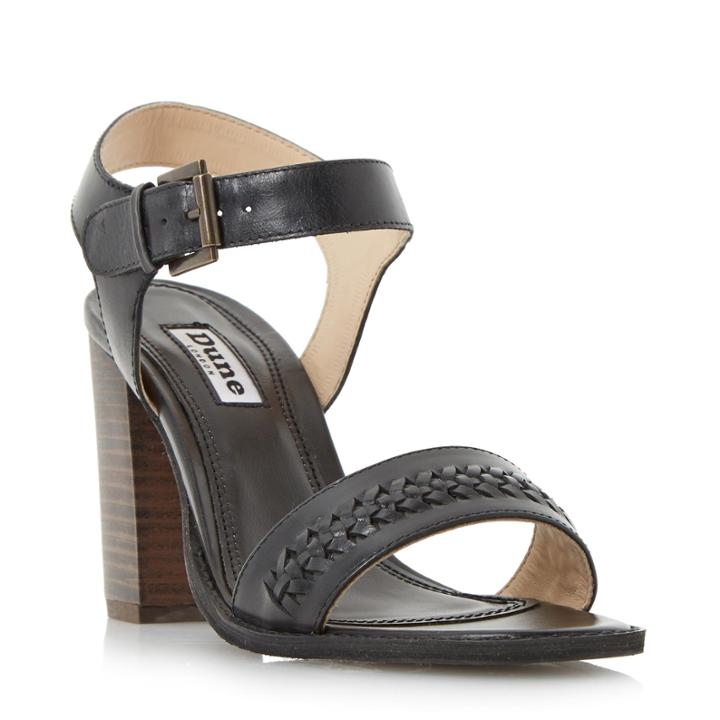 Dune London Ida Weave Detail Block Heel Sandal