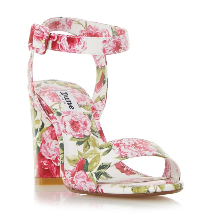 Dune London Marygold Peony Print High Heel Sandal