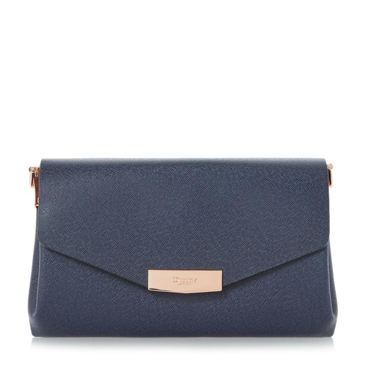 Dune London Exie Multi Compartment Flap Over Clutch Bag