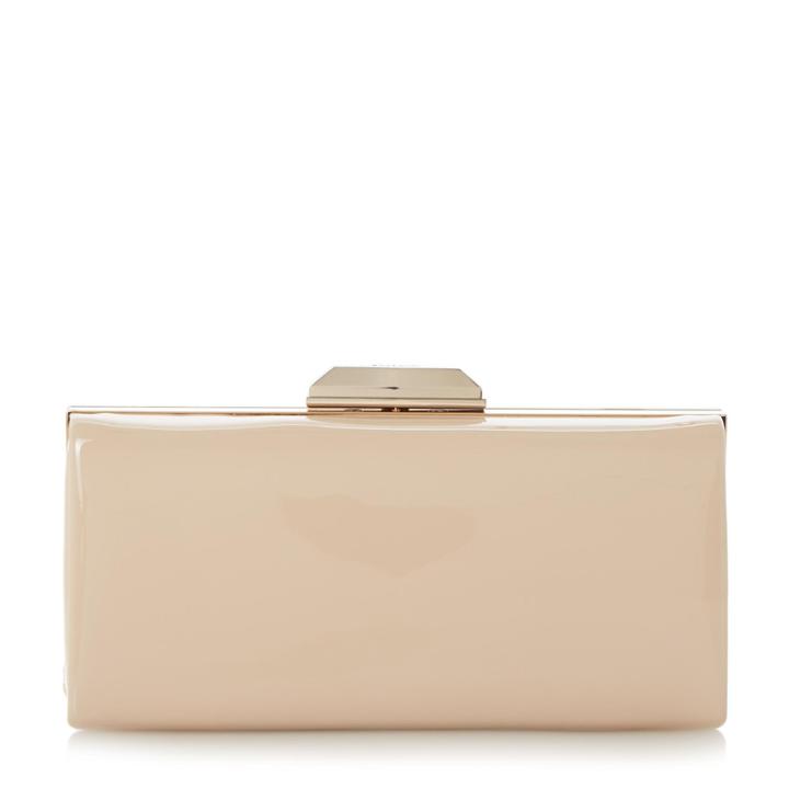 Dune London Barrbie Rectangular Hard Case Clutch Bag