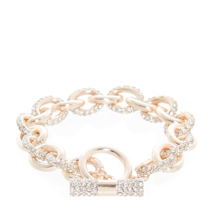 Dune London Jaiyla Diamante Toggle Chain Bracelet