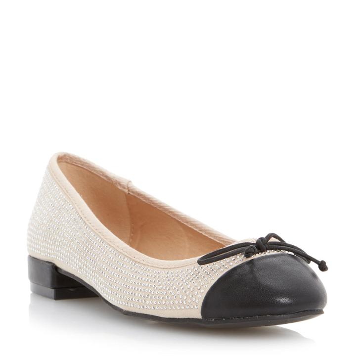 Head Over Heels By Dune Hascha Studded Ballerina Shoe