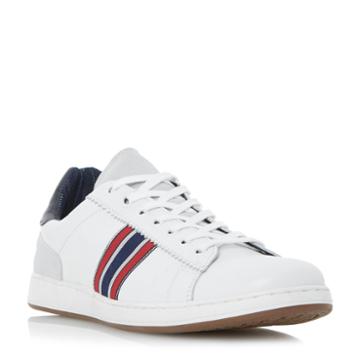 Dune London Tag Striped Webbing Trainer