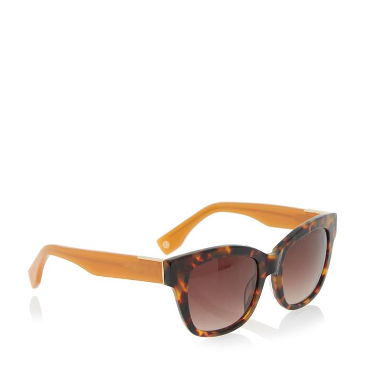 Dune London Graciey Tortoiseshell Angular Frame Sunglasses