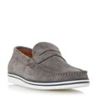 Dune London Brightling Wedge Sole Suede Penny Loafer