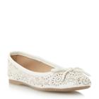 Head Over Heels By Dune Hallow Laser Cut Ballerina Shoe