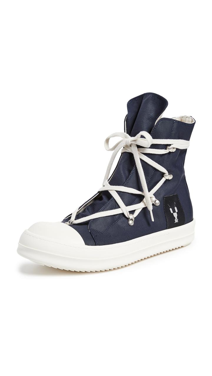 Rick Owens Drkshdw Hexagram High Top Sneakers