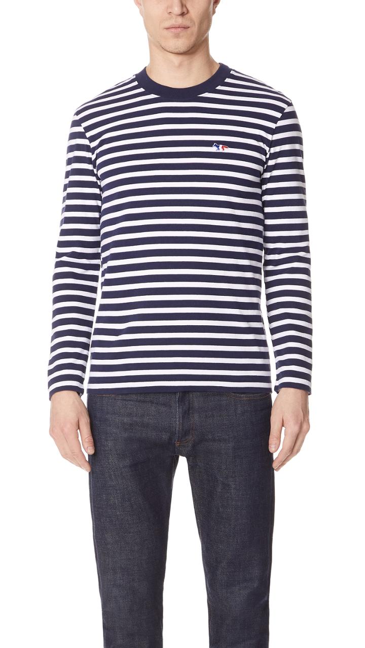 Maison Kitsune Par Rec Marin Tee