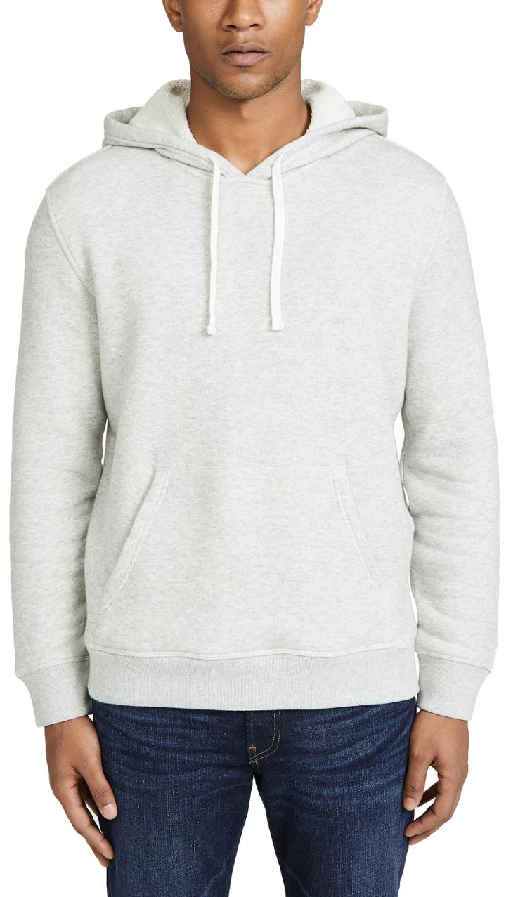 Vince Long Sleeve Plush Pullover Hoodie