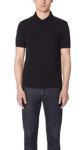 Fred Perry By Raf Simons Tape Detail Pique Shirt