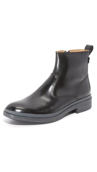 George Brown Bilt Brad Waterproof Leather Zip Boots
