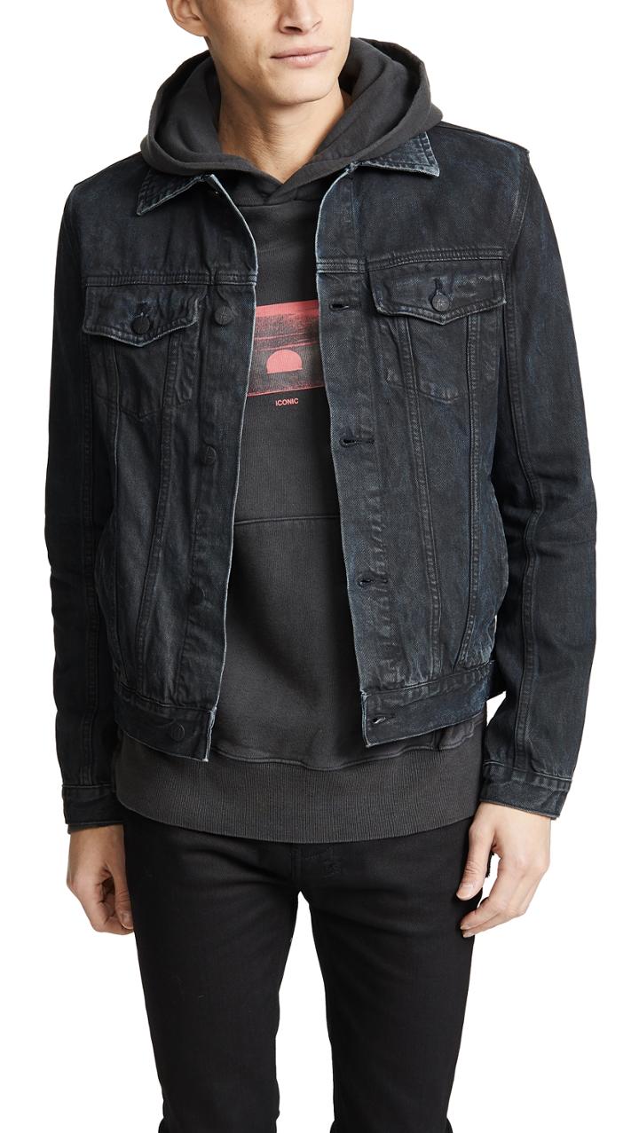 Ksubi Classic Black Tar Jacket