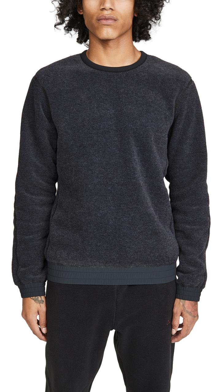 Reigning Champ Polartec Fleece Crew Neck Sweatshirt