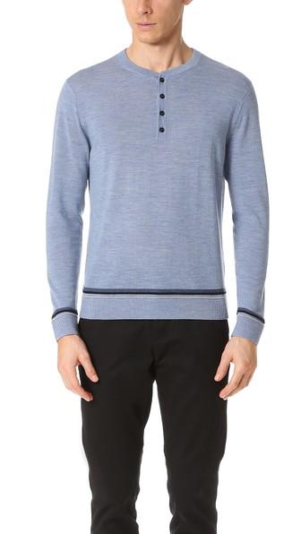 Club Monaco Ottoman Trim Henley