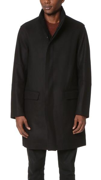 Vince Raw Edge Military Coat