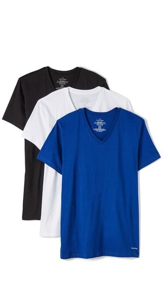 Calvin Klein Underwear 3 Pack Cotton Classic V Neck Tee