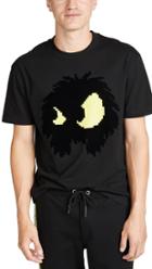 Mcq Alexander Mcqueen Short Sleeve Dropped Shoulder Monster Tee