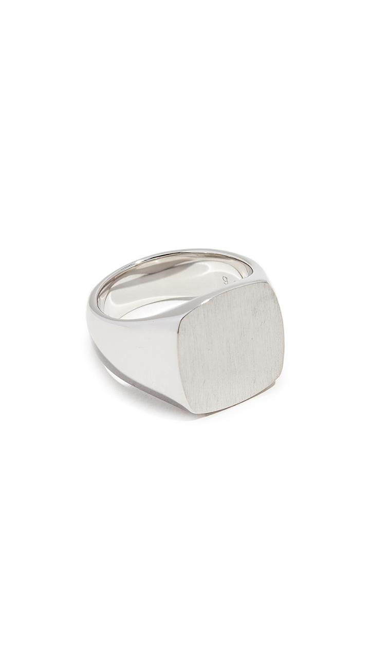 Tom Wood Cushion Satin Ring