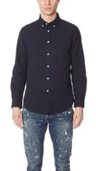 Portuguese Flannel Atlantico Seersucker Long Sleeve Shirt