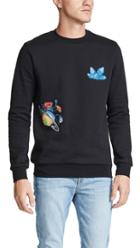 Paul Smith Sweatshirt With Crystals Explorer Embroidery