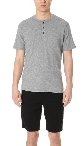 Rag Bone Standard Issue Standard Issue Short Sleeve Henley