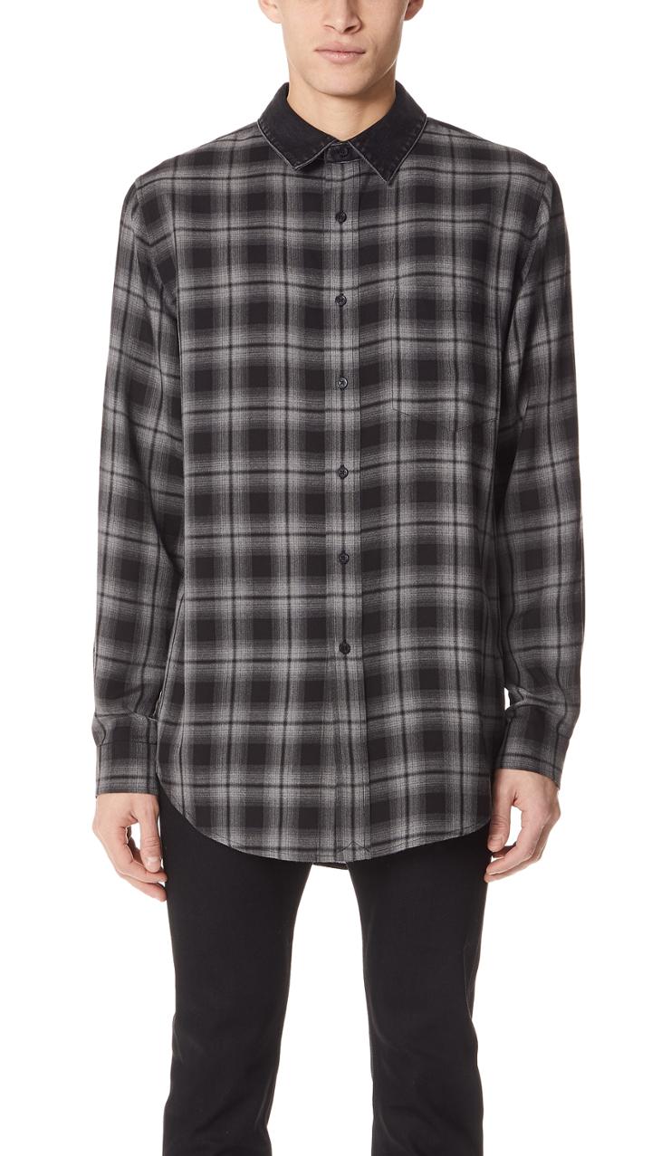 Alexander Wang Combo Collar Shirt