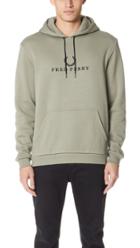 Fred Perry Embroidered Hooded Sweatshirt
