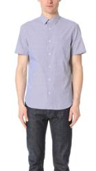 Calvin Klein Collection Relic Striped Short Sleeve Shirt
