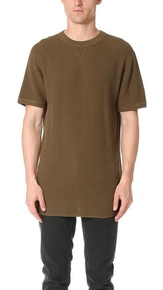 T By Alexander Wang Waffle Short Sleeve Tee