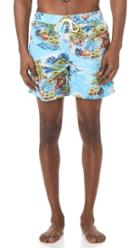 Polo Ralph Lauren Hawaiian Landscape Traveler Swim Trunks
