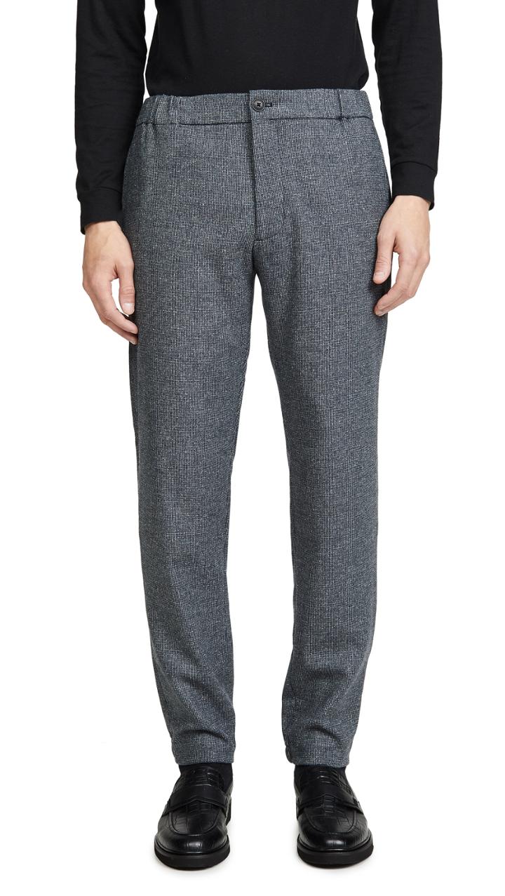 Club Monaco Lex Micro Houndstooth Trousers